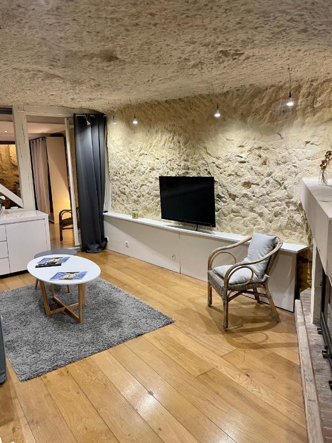 Ferienwohnung Troglodyte Du Petit Coteau Vouvray Exterior foto